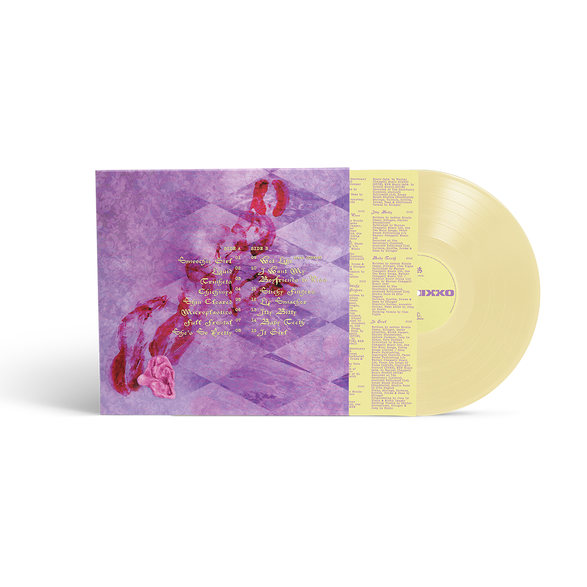 Ashnikko Smoochies vinyl in yellow