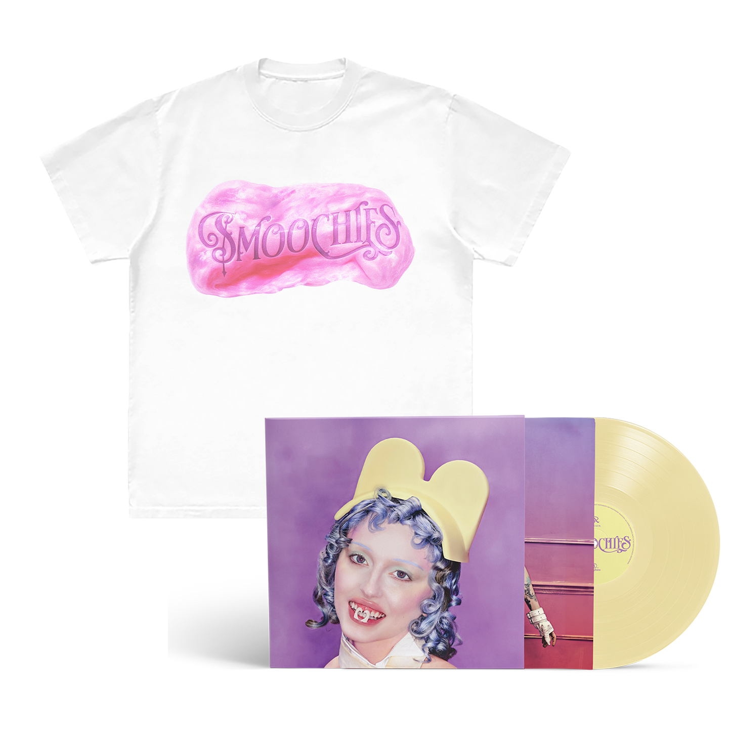 Smoochies Butter Vinyl + Bubblegum Tee