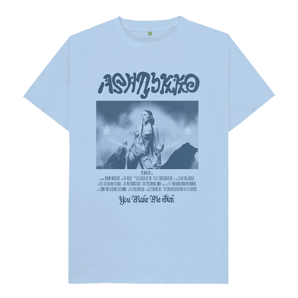 ASHNIKKO “Demidevil World Tour” Tシャツ Ashnikko Worldwide Tour Shirt M Demidevil Long Sleeve