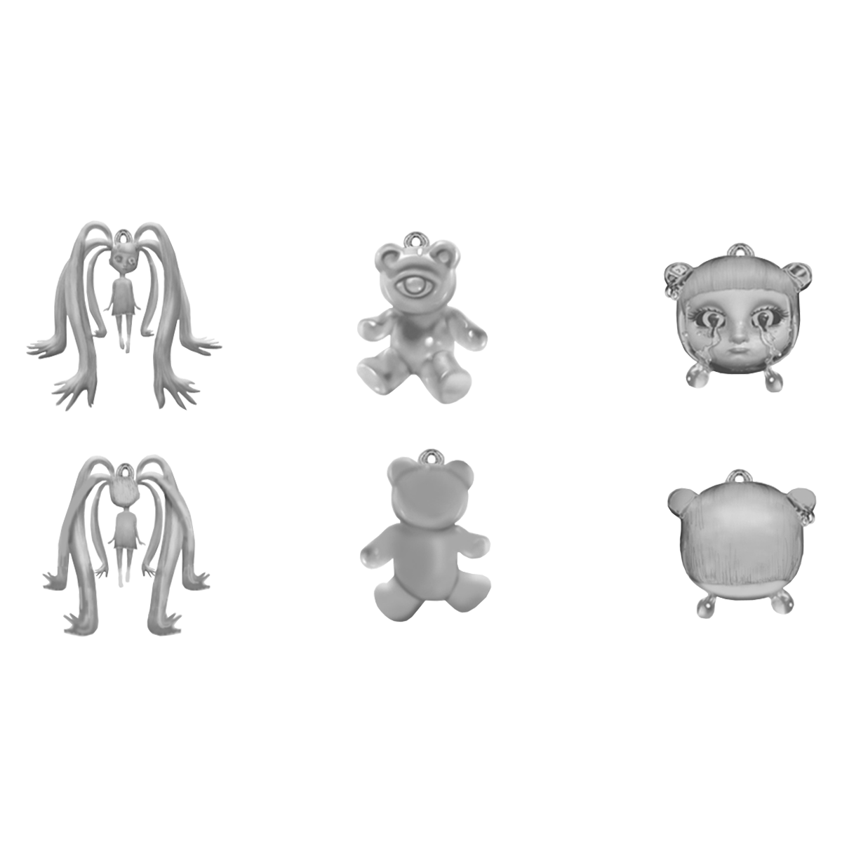 Charm Pendant Set