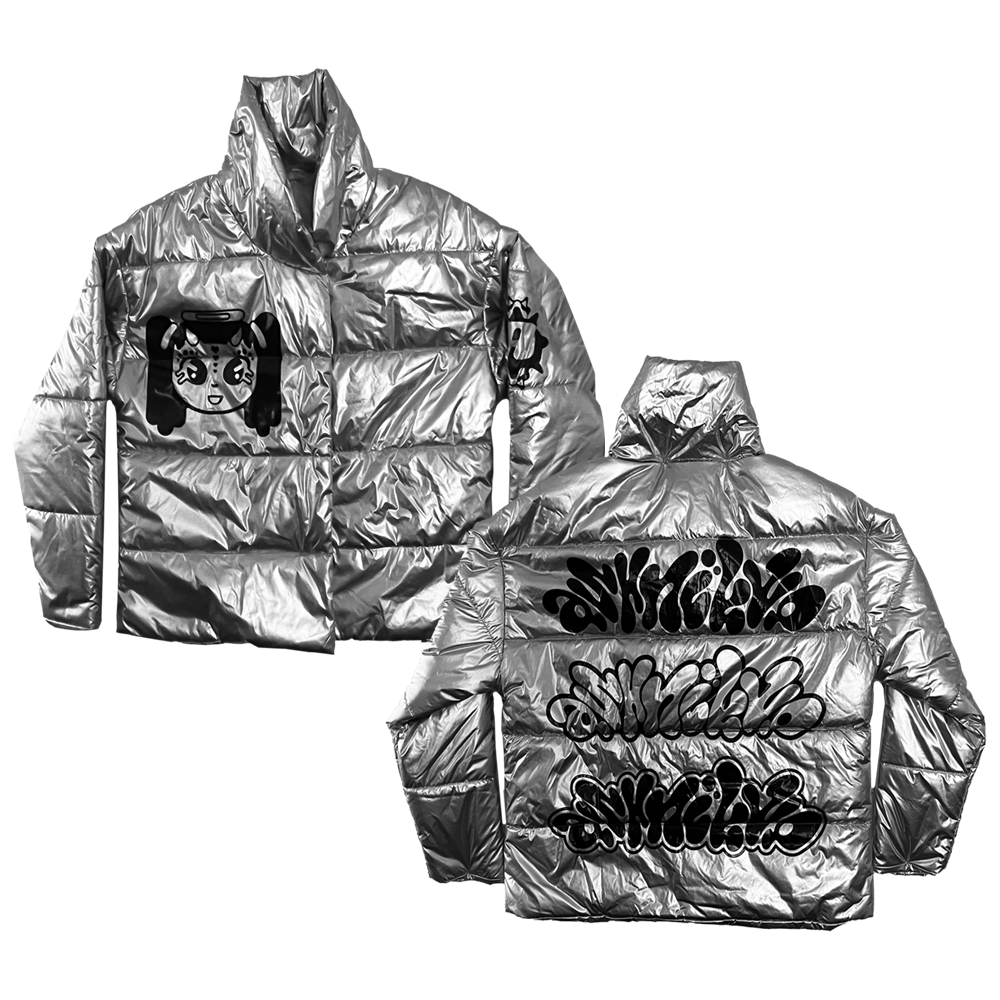 Silver Puffer Jacket – Ashnikko Silver Puffer Jacket – Ashnikko