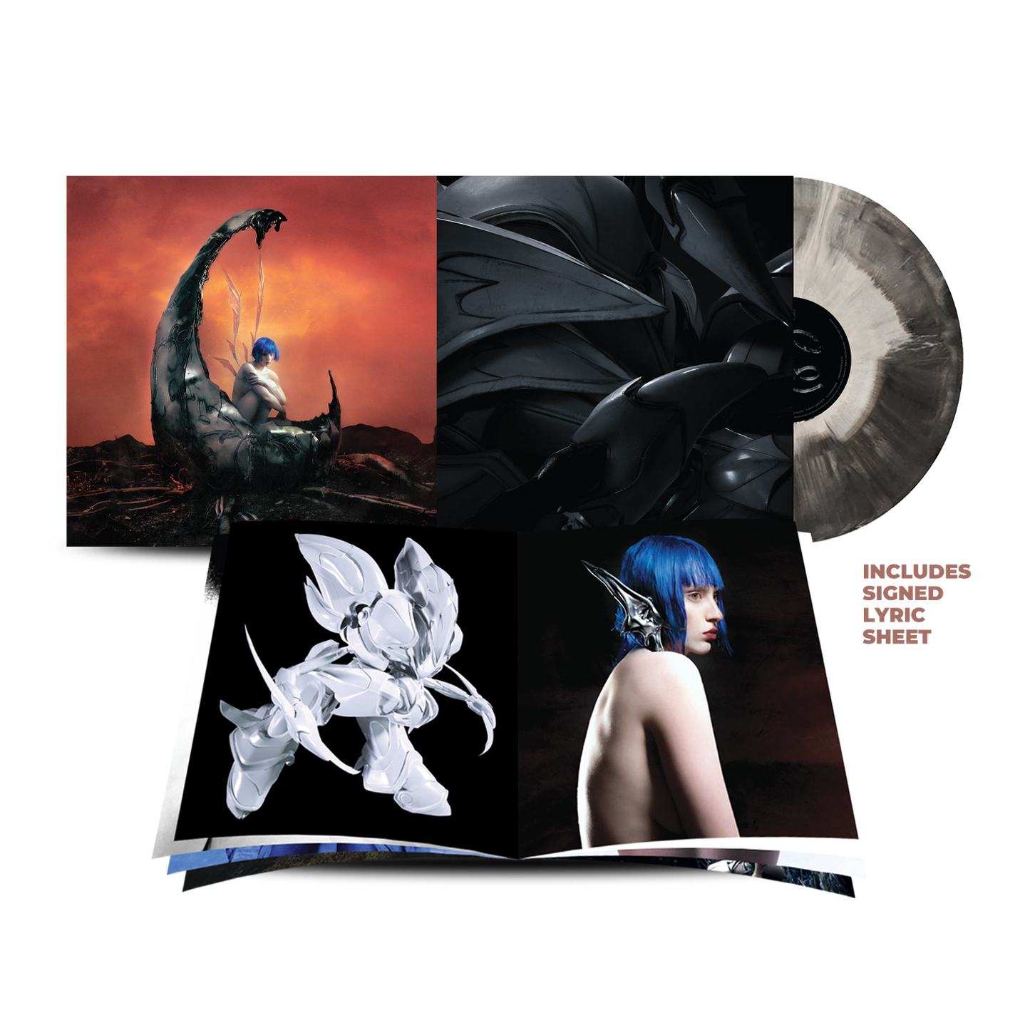 WEEDKILLER Galaxy Vinyl 1LP W/Signed Lyric Sheet