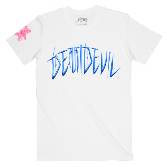 White DEMIDEVIL Tee