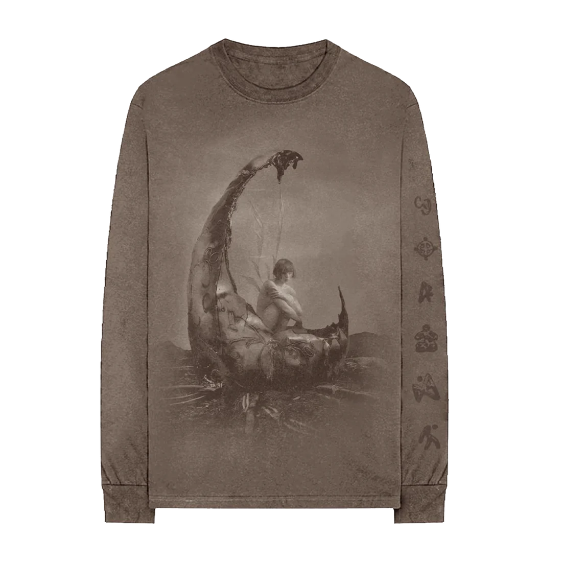 WEEDKILLER Faded Brown Long Sleeve